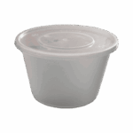 CONTAINER ΣΤΡΟΓΓ. PP ΔΙΑΦ 1000ml Τ22 Μ/Κ 50Τ/6Π