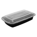 CONTAINER ΠΑΡ/ΜΟ PP ΜΑΥΡΟ 1000ml Τ32 ΜΘΚ 50Τ/3Π