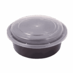 CONTAINER ΣΤΡΟΓΓ. PP ΜΑΥΡΟ 900ml Τ51 Μ/Κ 50Τ/3Π