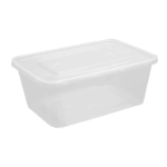 CONTAINER ΠΑΡ/ΜΟ PP ΔΙΑΦΑΝΟ 1000ml Μ04 Μ/Κ 50Τ/6Π