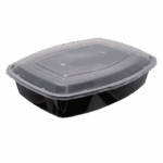 CONTAINER ΠΑΡ/ΜΟ PP ΜΑΥΡΟ 1550ml Μ33 ΜΘΚ 50Τ/2Π