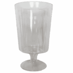 ΠΟΤΗΡΙ ΠΛ. PS CR. 180ml ΚΡΑΣΙΟΥ ΜΕ ΠΟΔΙ 10Τ/24Π