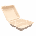 CONTAINER ΟΡΘ 1600ml 3Θ 23x23x5 NTRL SUG/CANE S07 50Τ/4Π