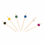 ΞΥΛΑΚΙΑ BAMBOO ΔΙΑΚΟΣΜΗΤΙΚΑ (ΜΠΑΛΑ) 9cm 100Τ/100Π