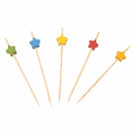 ΞΥΛΑΚΙΑ BAMBOO ΔΙΑΚΟΣΜΗΤΙΚΑ (ΑΣΤΕΡΙ) 9cm 100Τ/100Π
